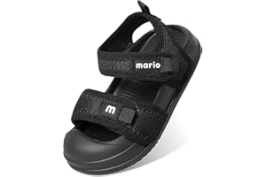 MK MATT KEELY Kids Sandals Boys Girls Summer Outdoor Non-slip Athletic Sandals Closed Toe Adjustable Sport Sandal Lightweight Beach Shower Shoes for Toddler/Little Kid
