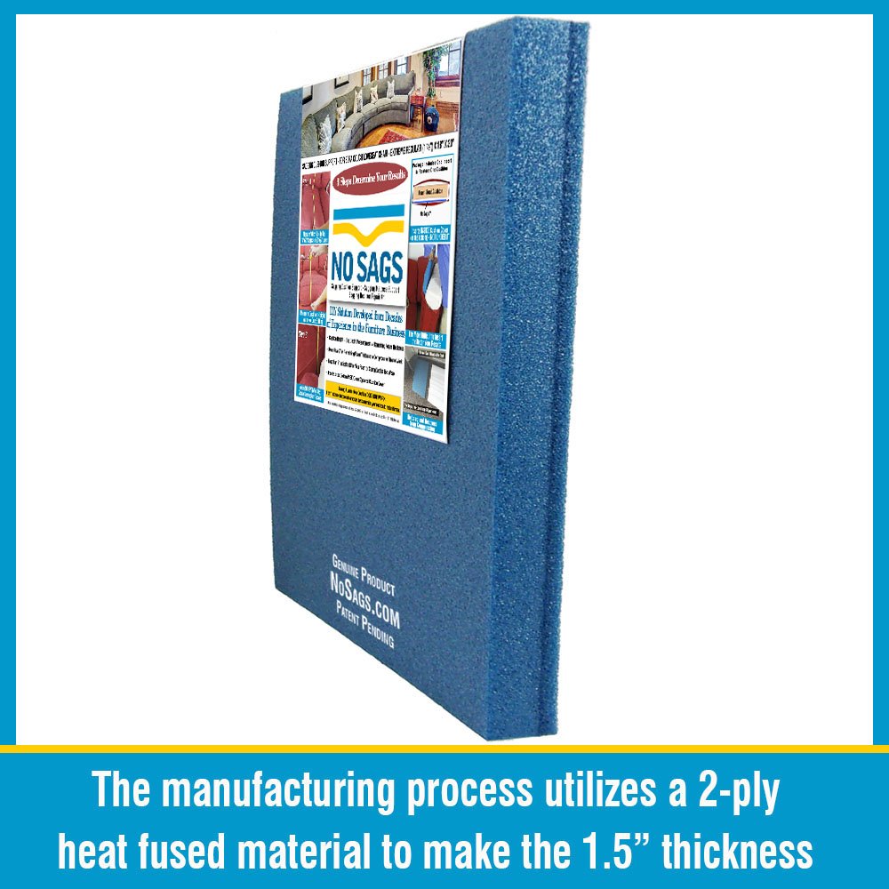 SagsAway Ultimate Sagging Cushion Repair Solution. Flexible and Dense Foam Insert To Fix Saggy