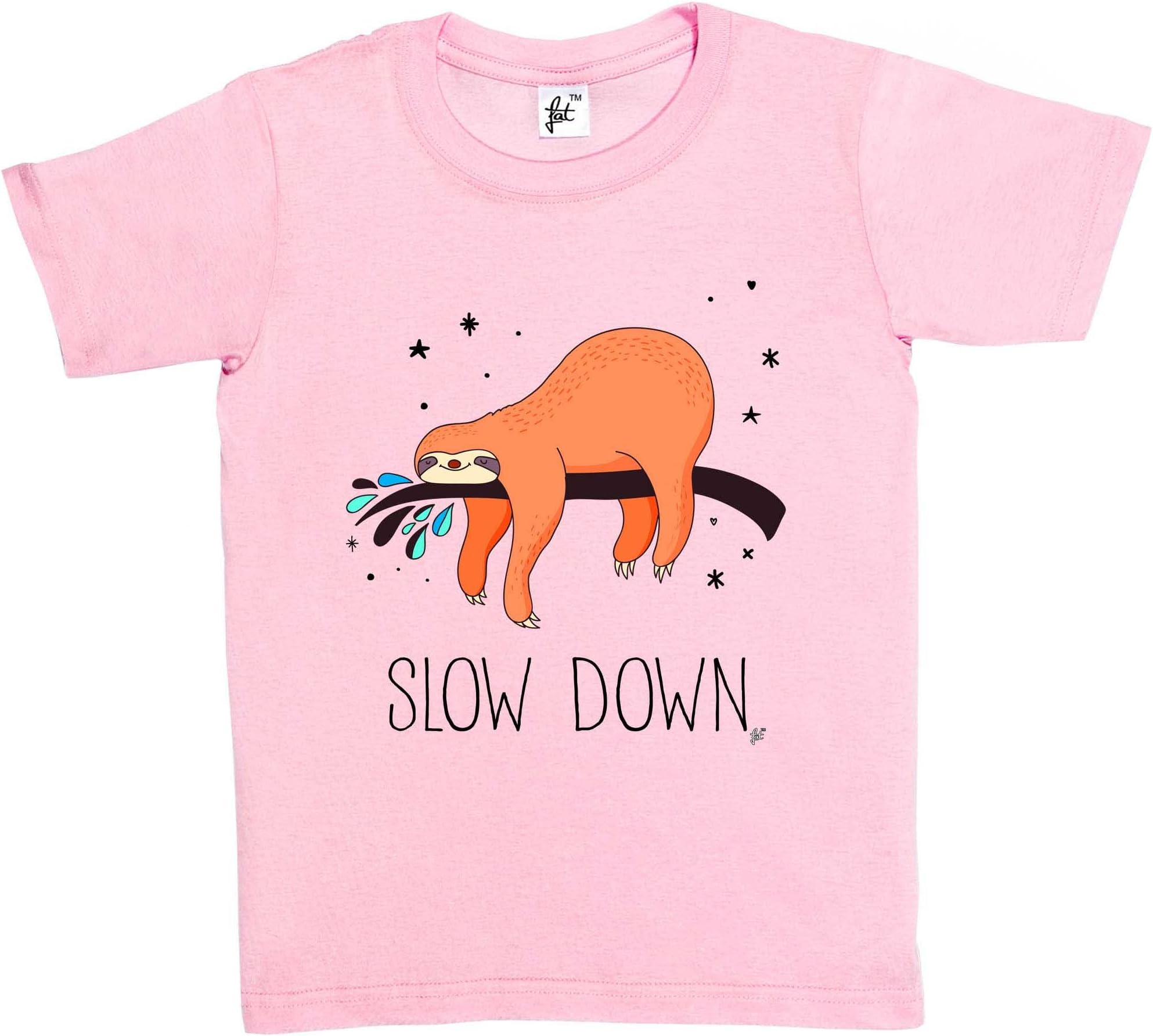 Fancy A SnuggleSlow Down Sloth Sleeping in Tree at Night Kids Boys/Girls T-Shirt