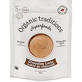Organic Traditions Superfood Chocolate Latte – Creamy Coconut Milk Base - Dual Extract Ashwagandha – Easy to Mix - Sweetened 