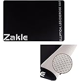 Zakle Non-Slip Mat for Ellipse Leg Exerciser, Under Desk Elliptical Machine Workout Mat, Ellipse Exercise Mat for Electric Seated Foot Pedal Exerciser, Stability & Floor Protection
