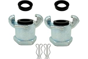 SAFBY NPT Iron Air Hose Fitting，Universal Coupling，Chicago Fitting (0.75, NPT Female)