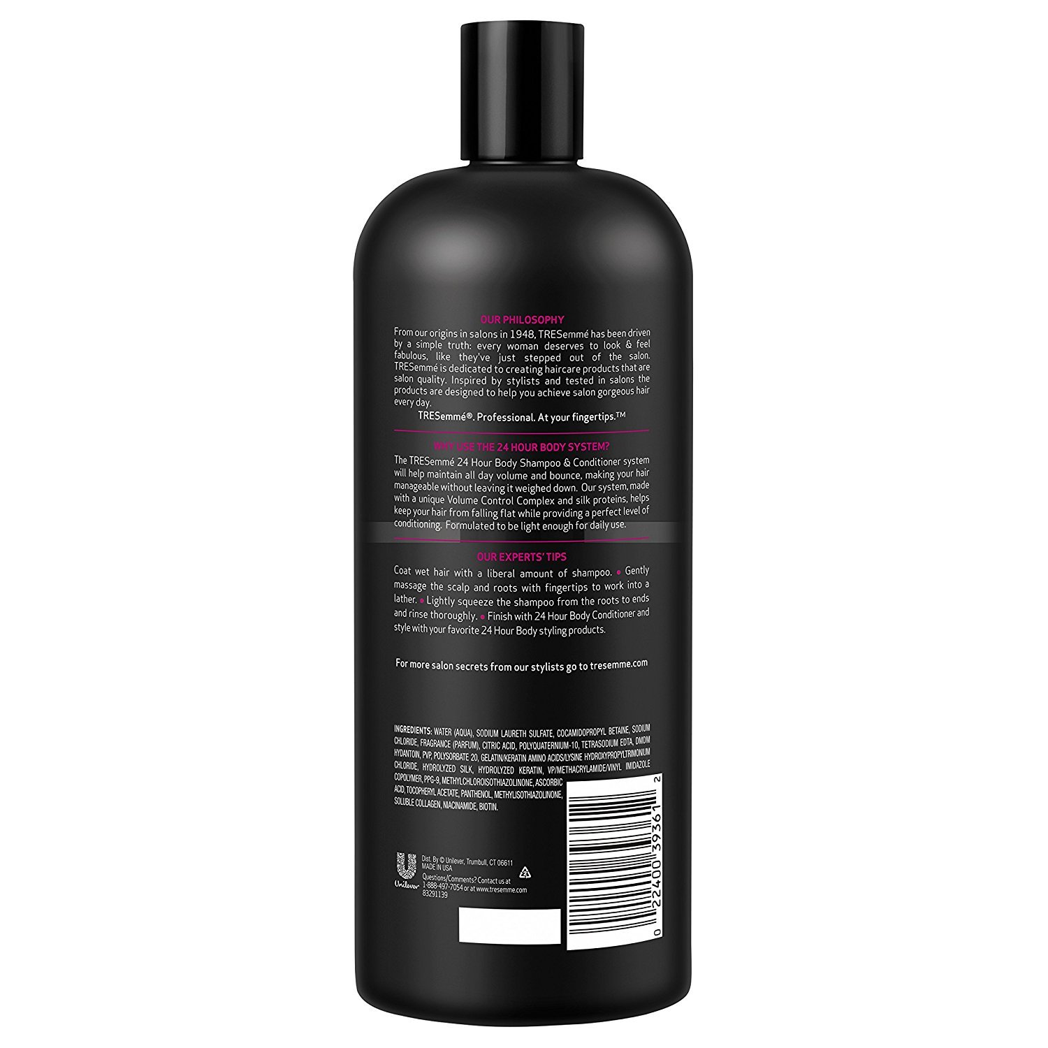 Tresemme 24 Hour Healthy Volume Shampoo With Volume Control