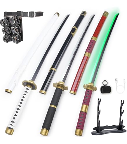 Amazon.com: YonghoSword One Piece Sword Roronoa Zoro Red Hair
