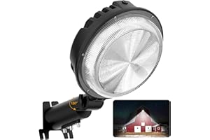 toberich LED Barn Light, 150W 20000LM Yard Area Lights Dusk to Dawn Outdoor Lighting with Upgraded Photocell 6500K Adjustable Angle Daylight IP66 Waterproof Street Lights for Security/Farmhouse/Garage