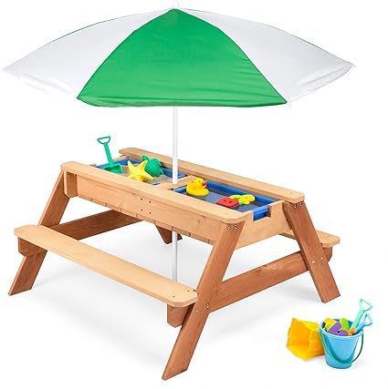 Outdoor Convertible Picnic Table 