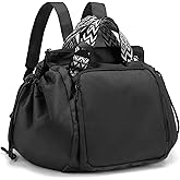 Carfond Large Capacity Portable Backpack Tote Bag For Car Travel, Lightweight Foldable Nylon Shopping Bag with 15 Pockets