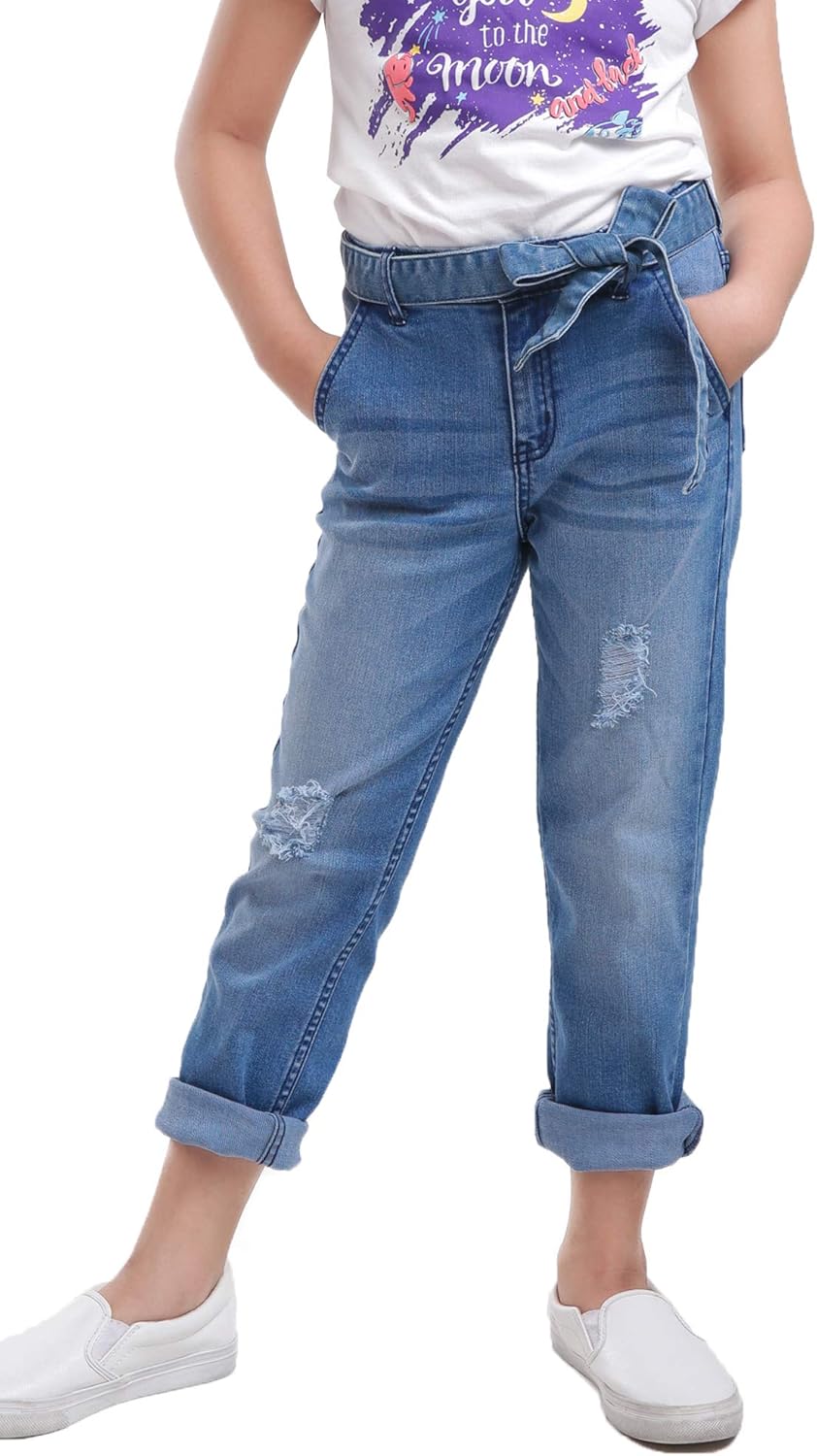 stretch waistband jeans