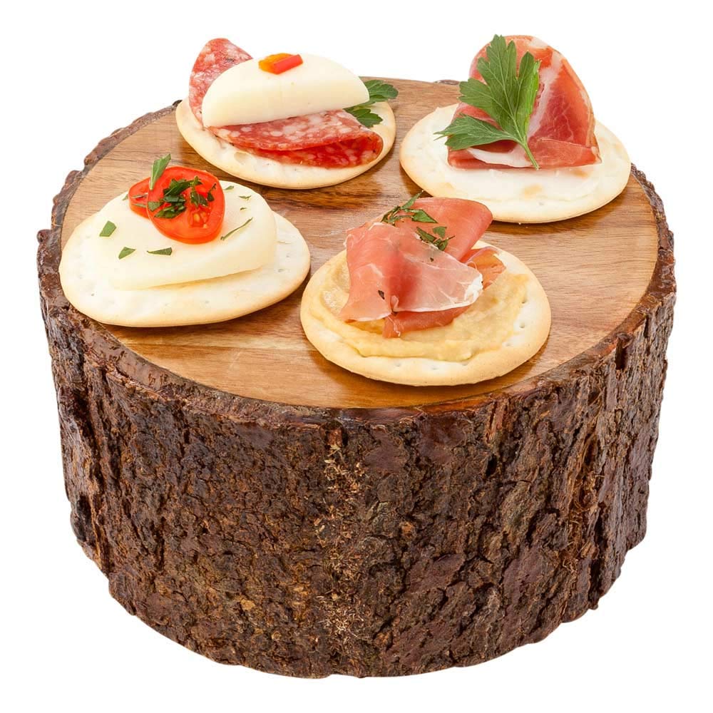 Restaurantware-6 Inch x 3 Inch Rustic Riser For Displays, 1 Medium Wood ...