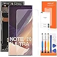 OLED for Samsung Galaxy Note 20 Ultra Screen Replacement for Samsung Note 20 Ultra LCD Display SM-N985 SM-N986U LCD Digitizer Touch Assembly Black with Frame(Support Fingerprint)