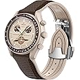 REBANDACE Strap for Omega x Swatch MoonSwatch Watch, 20mm Folding Buckle Band Compatible, Curved No Gap Replacement Strap for Men & Women