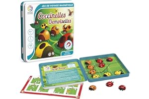 SmartGames - Coccinelles Demoiselles - Jeu éducatif de stratégie Multi-niveaux et développement des compétences - Logique et 