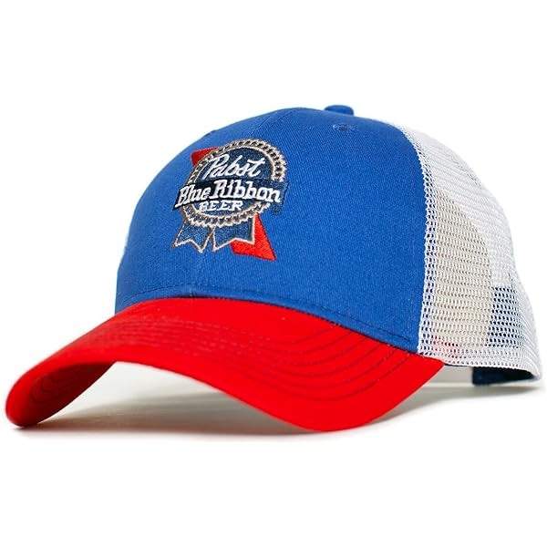 Pabst Blue Ribbon Logo Reversible Bucket Hat Multicolor