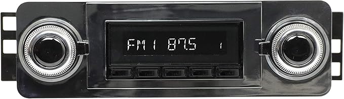 Amazon Com Retro Manufacturing Laguna Radio With Black Face 53p 93p Knobs And Vintage Dial Screen Lab M1a 119 53p 93p Scp Automotive