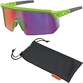 Ergodyne Skullerz AEGIR Anti Scratch Safety Sunglasses, Anti-Fog, ANSI z87.1