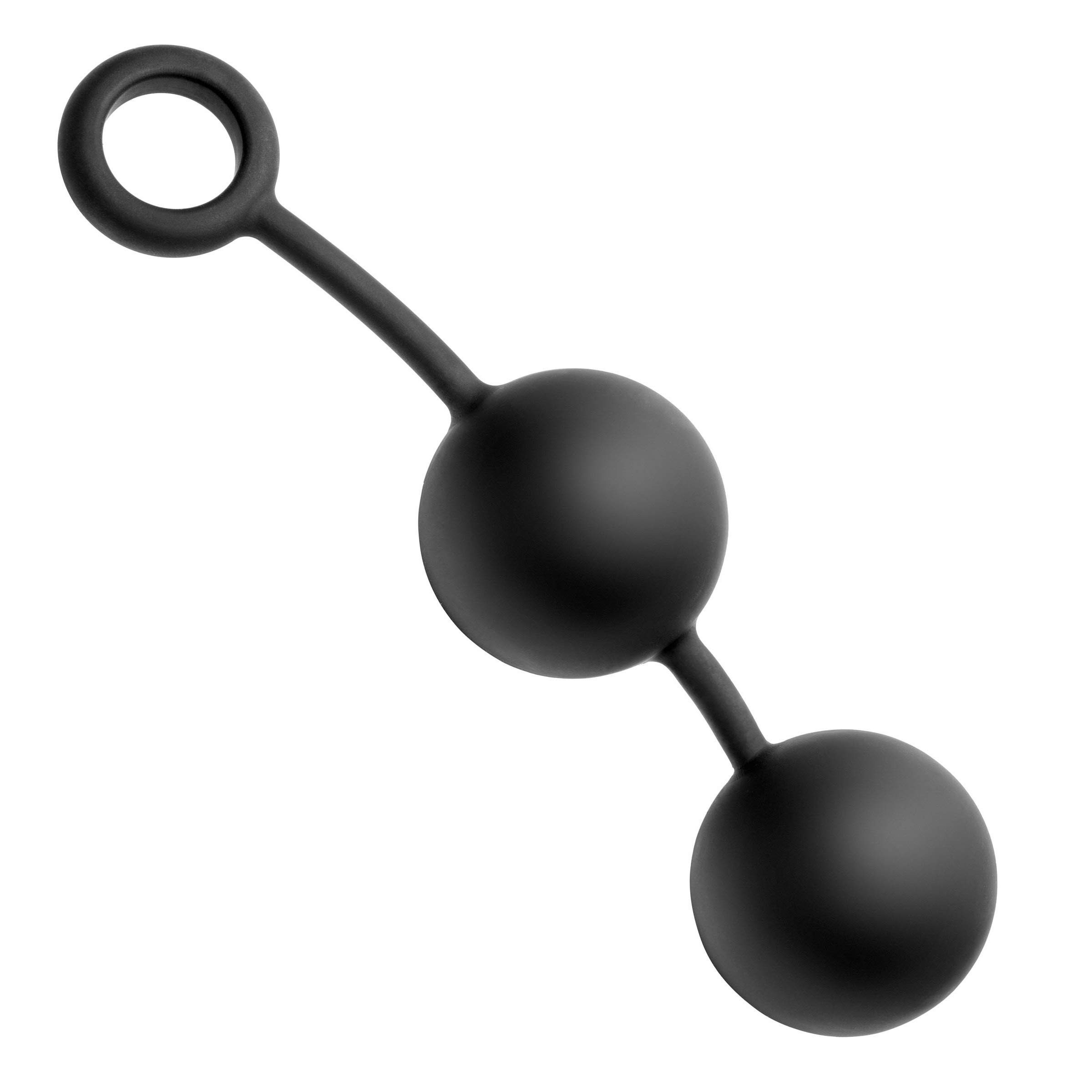 Tom of Finland Black Weighted Anal Balls