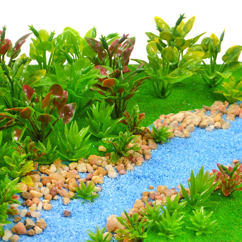 Buy 100pcs Miniature Green Shrubs Bush Model Diorama s Mini Toy Trees