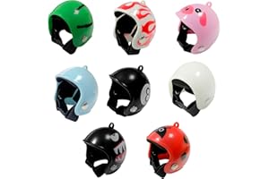 HAIKING Chicken Helmet, 8 PCS Mini Pet Costume Hats for Hamster, Duck, Lizard, Parrot, Quail (Cute Design)