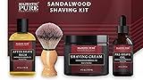 Shaving Kit for Men with Sandalwood by Majestic