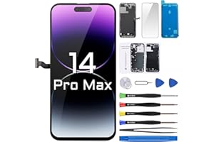 DGSCSMY for iPhone 14 Pro Max Screen Replacement 6.7" LCD Display Digitizer 3D Touch Waterproof Adhesive Sticker Full Assembl