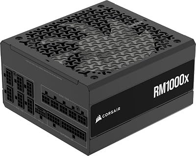 CORSAIR RM1000x Fully Modular Low-Noise Power Supply ATX 3.1 PCIe 5.1 Gold