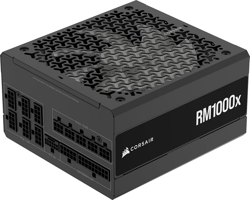 CORSAIR RM1000x Fully Modular Low-Noise Power Supply ATX 3.1 PCIe 5.1 Gold