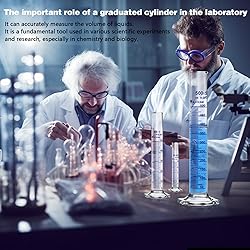 Thick Glass Graduated Cylinder Measuring Liquid Lab