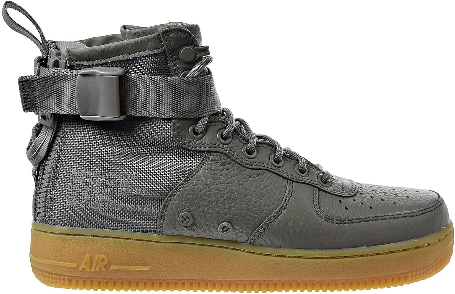 Amazon Com Nike W Sf Af1 Mid Womens Fashion Sneakers Aa3966 004 10 Dark Stucco Dark Stucco Gum Light Brown Fashion Sneakers