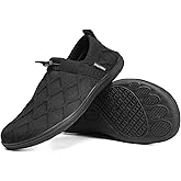 penicfine Women's/Men's Wide Barefoot Shoes,Minimalist Style Casual Shoes,Zero Drop Outdoor Walking Shoes,Breathable Upper Comfortable InteriorSuitable for Indoor and Outdoor Sports Black38