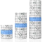 3 Rolls Transparent Waterproof Bandages Film Dressing Clear Adhesive Dressing Tape, Post Surgical Shower Shield for Tattoos Swimming 3 Sizes (2 Inch, 4 Inch, 6 Inch)