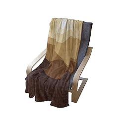 Ambesonne Tan Throw Blanket, Sunrise Over The