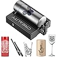 Laser Rotary Roller, Creality 360° Laser Engraver Y-axis Rotary Module for Engraving Curved Surface Objects, Diameter 5mm to 120mm Cylindrical & Conical, Like Cups, Bottles, Pens, Cans and etc