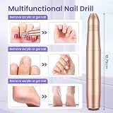 KOOFIT Electric Nail File Drill 20000RPM Adjustable Speed Manicure Set view 5