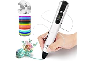 3D Pen Kids, 3D Printing Pen Printer with 150ft PLA Filament Refills, 3-Dimensional Drawing Craft Kit, stylo Impression 3-D C