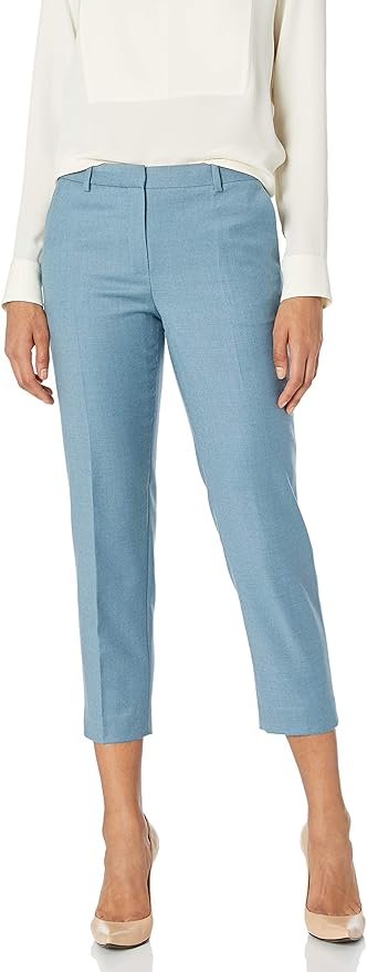 Theory 希尔瑞 Tailor 全羊毛 女式八分西装裤 J0801203 S码2.8折$99.66 海淘转运到手约￥736 国内￥3600