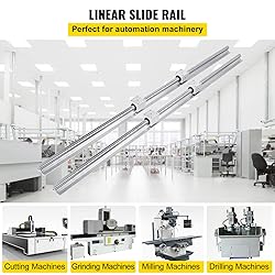 Happybuy 2PCS Linear Rail SBR20-1200mm, Linear