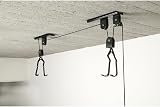 Fischer Bicycle Lift Plus Ceiling Mount | 30kg E-Bike Garage Storage | Up to 4m view 5
