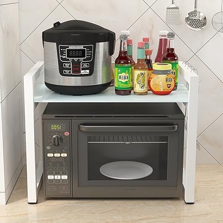 Fuentes de cocina Estantes de horno de microondas de metal 2 capas ...