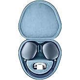 co2CREA Hard Case with Sleep Mode Replacement for Apple AirPods Max Wireless Over-Ear Headphones (Sky Blue Case)