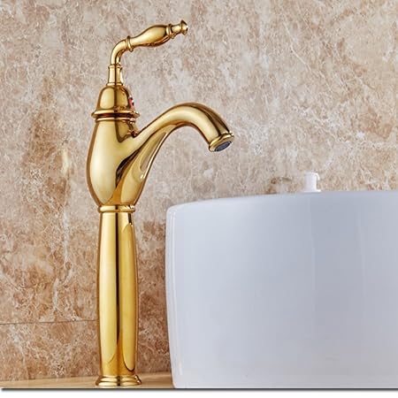 Gyps Faucet Basin Mixer Tap Waterfall Faucet Antique Bathroom