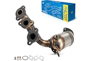 PHILTOP High Flow Catalytic Converter Compatible with Lexus Toyota Highlander 3.3L 2004-2007, RX330 2004-2006, Sienna 3.3L 2004-2006 Direct-Fit Catalytic Converter Kit 16394 (EPA Compliant)