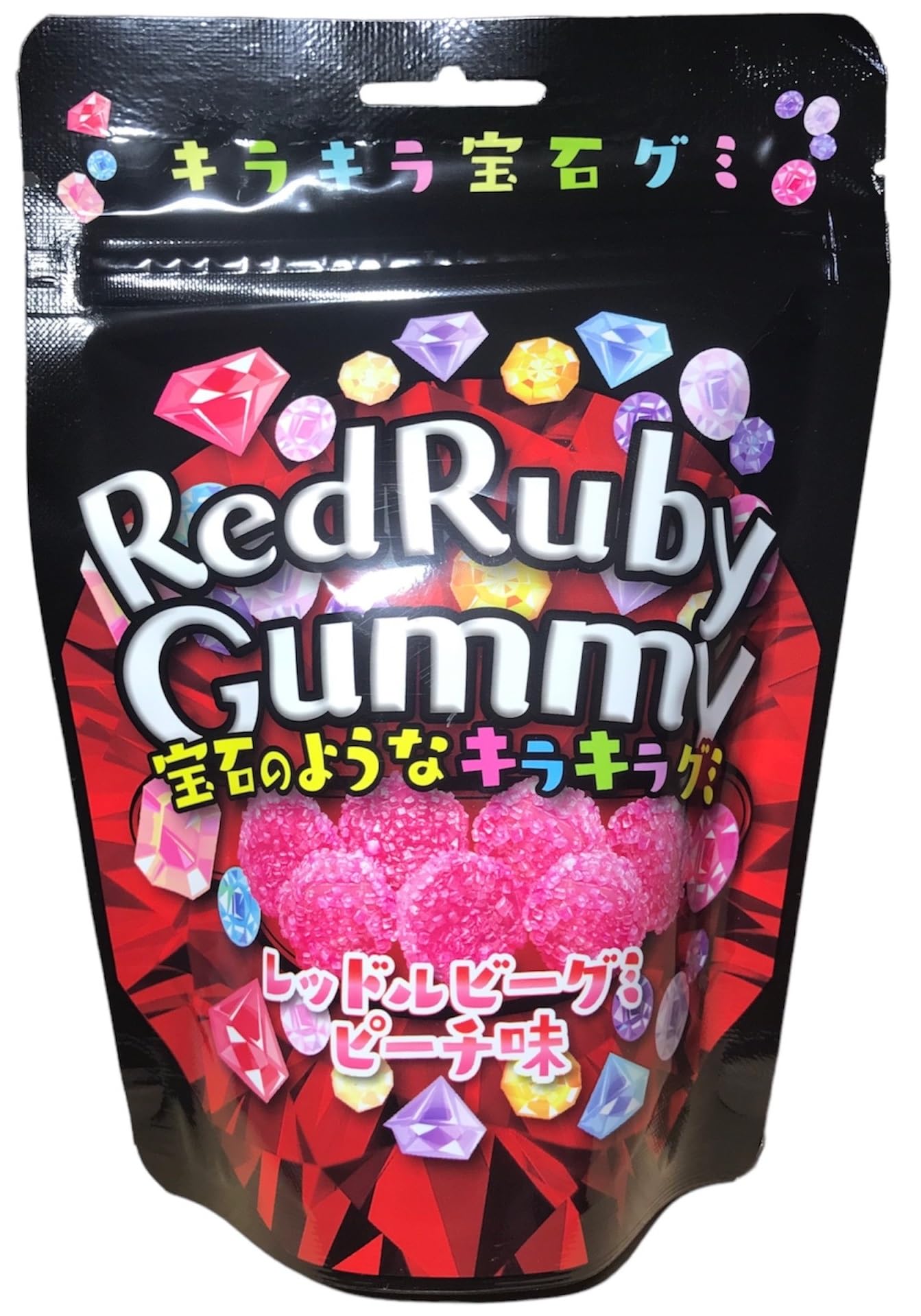 ベストブロス 宝石のようなキラキラグミ レッドルビーグミ ピーチ味 54g×10袋