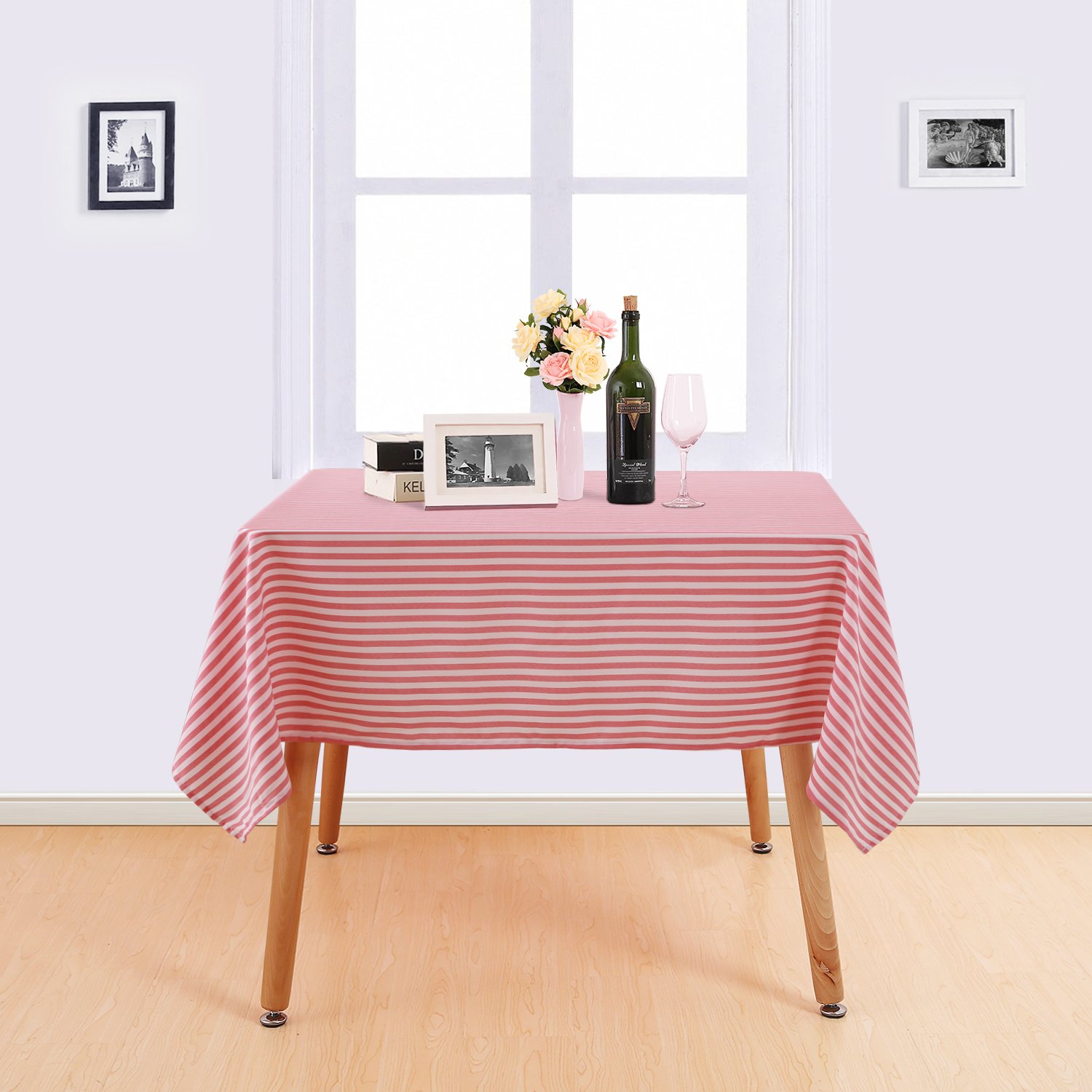 Best red stripe table cloth