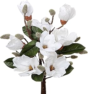Artificial Flower Magnolia Stems 17.7