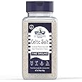 Le Marinier French Sea Salt Fine Ground, 1 lb - 16oz. Mineral Rich 100% Natural and Unrefined. Refillable Salt Shaker. Sea Salt Organic with Vital Minerals. Hand Harvested (1 lb Fine Ground)