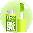 NYX PROFESSIONAL MAKEUP Fat Oil Chillz, Moisturizing, Shiny and Vegan Tinted Lip Gloss - Kiwi Freeze (Sheer Green)