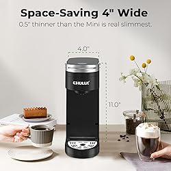 CHULUX Slim Single Serve Coffee Maker for K Cup