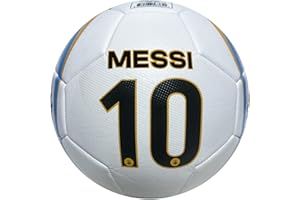 Icon Sports Argentina National Football Team Soccer Ball Officially Licensed Ball- Messi 10 Size 4 Ball