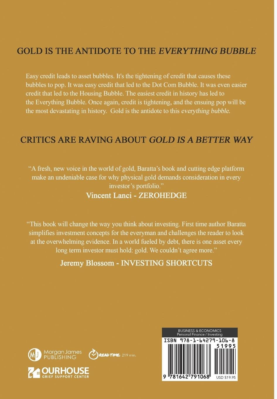 Gold Is A Better Way And Other Wealth Building Secrets Wall Street Doesn T Want You To Know Amazon De Baratta Adam Fremdsprachige Bucher