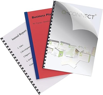 Q-Connect Clear A4 PVC Binding Covers 150 Micron Pack of 250 KF24010